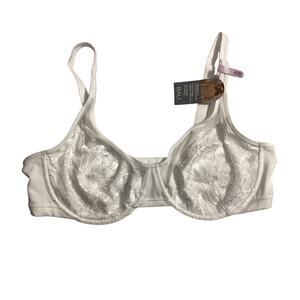 Bali Womens Bra Size 42D One Smooth U Lightweight Lace Minimizer Bra Underwire